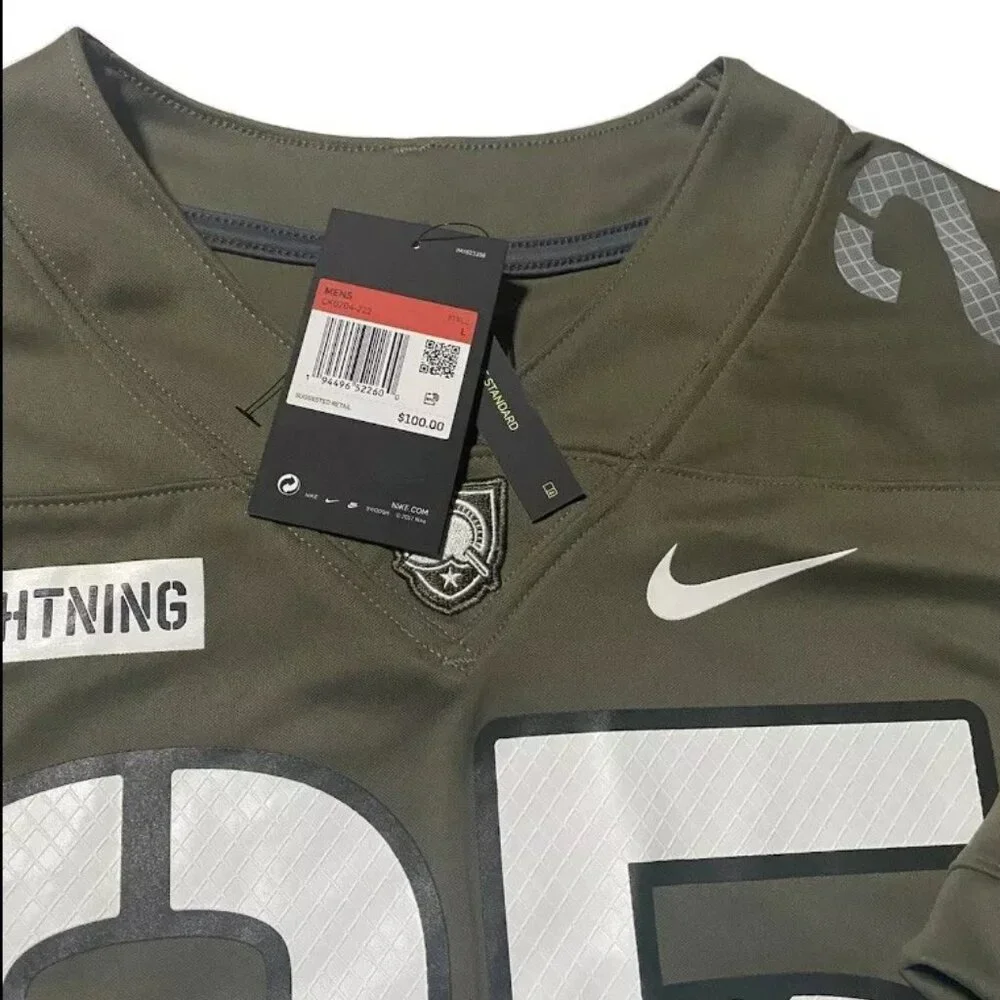 Nike Army Black Knights USA Infantry Football Jersey CK6204-222 Mens Size Large. - Picture 4 of 7